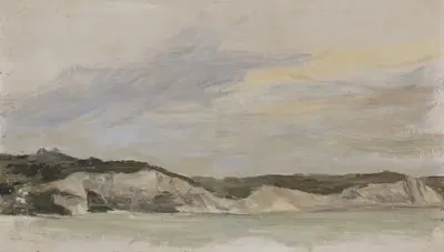 English Coast in Grey by William de Goumois — digital art print download