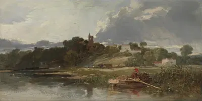 Gillingham on the Medway by William James Müller — digital art print download