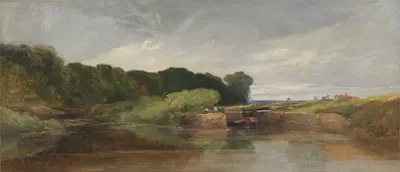 Hanham Lock on the Avon by William James Müller — digital art print download