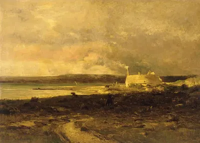 Cottage by the Sea by William Lamb Picknell — digital art print download