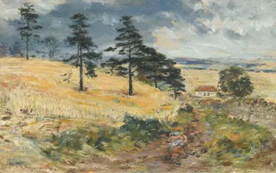 Поле кукурузы в Ковдене by Уильям Мактаггарт, 1894 — digital art print download