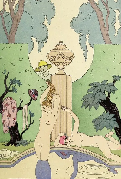 Фальбалы и фанфрелуши, Роскошь by Жорж Барбье, 1925 — digital art print download