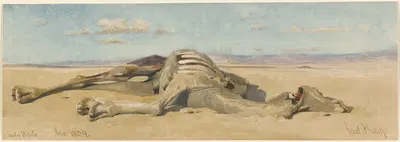 В пустыне by Карл Хааг, 1859 — digital art print download