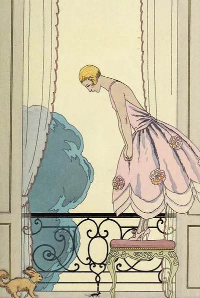 Фальбалы и фанфрулюши, Мышь by Жорж Барбье, 1925 — digital art print download
