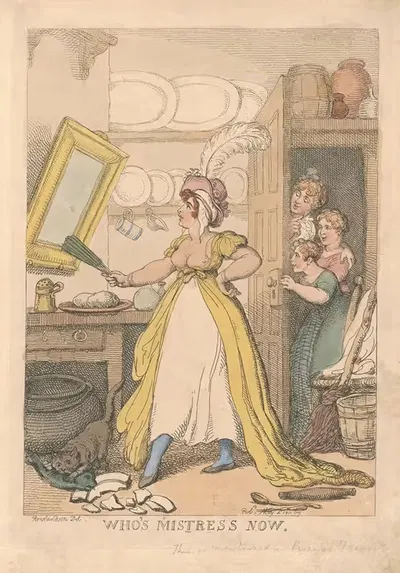 Who's mistress now by Thomas Rowlandson, 1811 — digital art print download