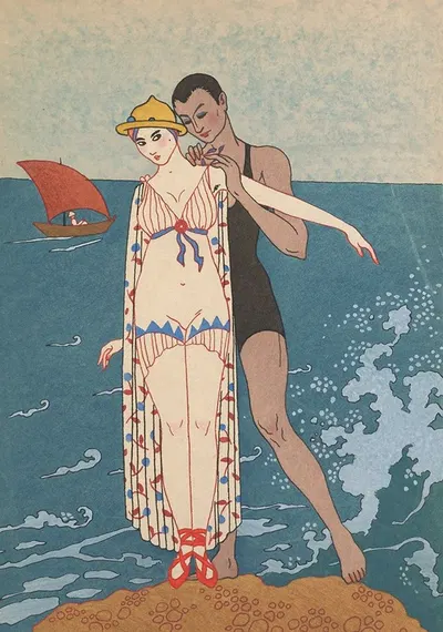 Л' Илот by Жорж Барбье, 1914 — digital art print download