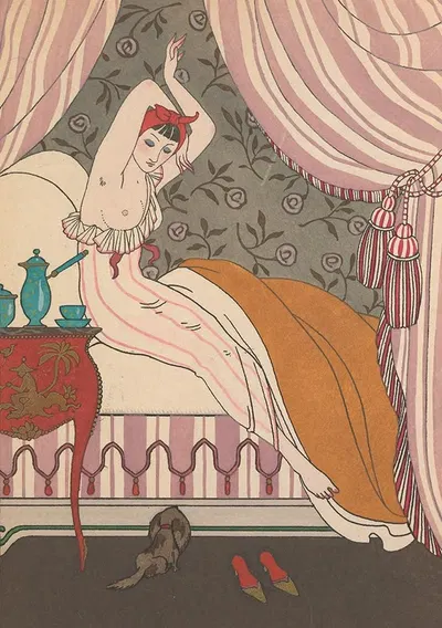 Прекрасная утренняя звезда by Жорж Барбье, 1914 — digital art print download