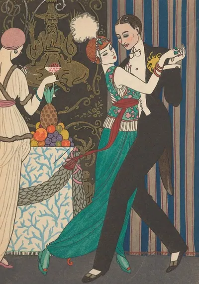 Танец by Жорж Барбье, 1914 — digital art print download