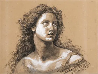 Portrait by Винченцо Джемито, 1920 — digital art print download