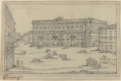 Palazzo della Consultà by Франческо Пиранези — digital art print download