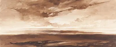 Panorama of the Coast at Sunset by Francis Danby, c. 1813 — digital art print download