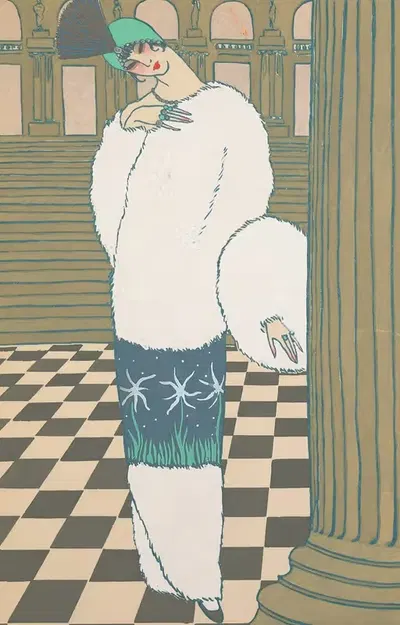 Ерши by Жорж Лепап, 1912 — digital art print download