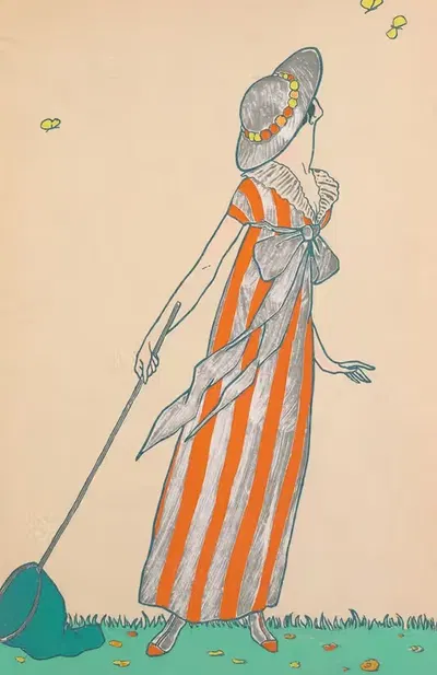 Бабочки by Жорж Лепап, 1912 — digital art print download