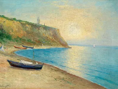 Сцена в Крыму by Григорий Иванович Капустин — digital art print download