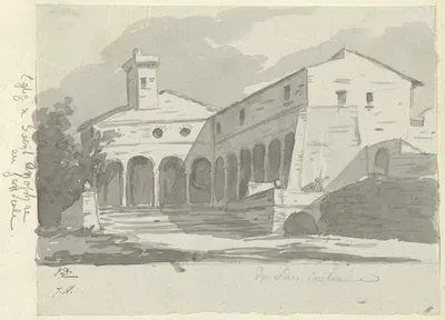 Church of Sant' Onofrio, Rome by Жак Луи Давид — digital art print download