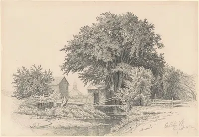 Castleton, Vermont by Джеймс Ренвик Бреворт, 1871 — digital art print download