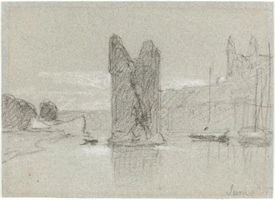 The Devil's Tower by Джон Селл Котман, 1833-1834 — digital art print download
