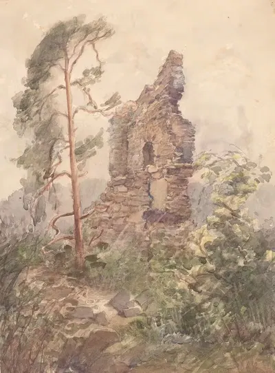 Пейзаж с руинами by Карел Витезслав Машек, 1900-1902 — digital art print download