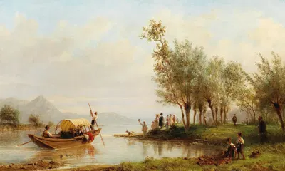 Воскресный выезд by Карл Жирарде — digital art print download