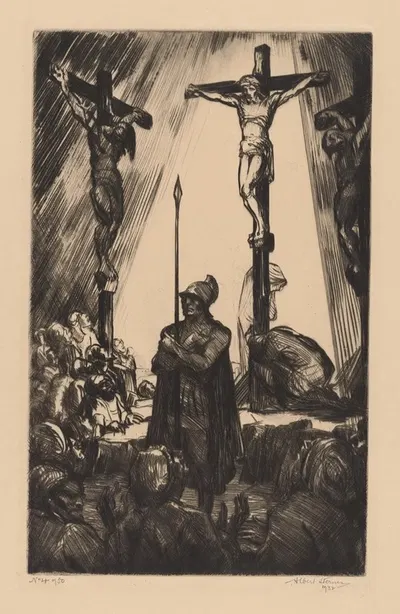 Crucifixion by Albert Sterner, 1932 — digital art print download