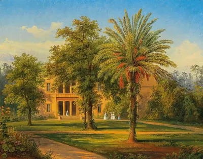 Rome, A View of Villa Torlonia by Longin Christianowitsch Fricke — digital art print download