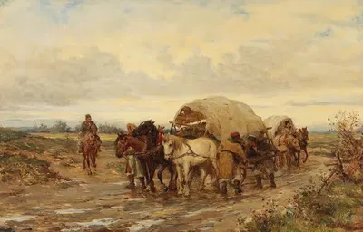 A Broken Wheel by Ludwig Gedlek — digital art print download
