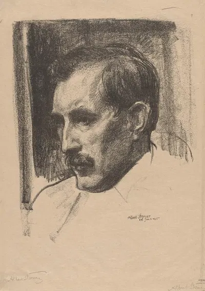 Edmond T. Quinn by Albert Sterner, 1915 — digital art print download