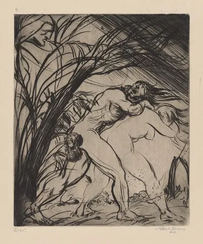 Expulsion by Albert Sterner, 1933 — digital art print download