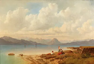 Partie am Bodensee by Maximilian Haushofer — digital art print download