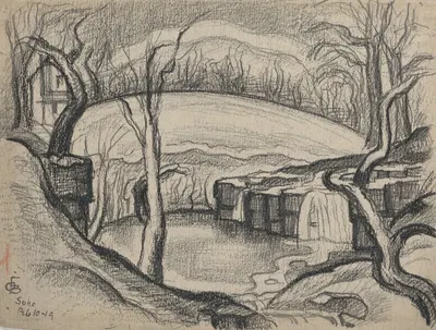 Soho (recto) by Оскар Блюмнер, 1919 — digital art print download