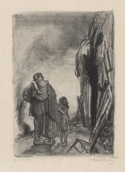 Homeless by Albert Sterner, 1901 - 1925 — digital art print download