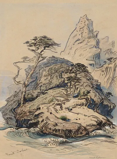 Point Lobos, California by Samuel Colman — digital art print download