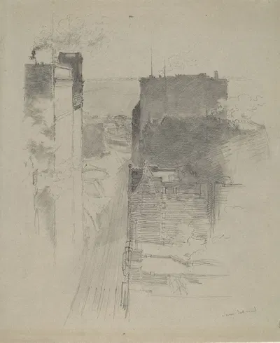 The Battery, New York by Стэнфорд Уайт, c. 1900 — digital art print download