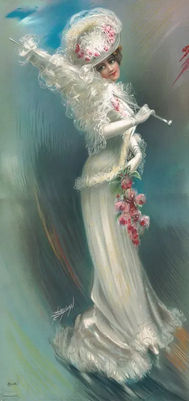Руфь by Брайсон, 1906 — digital art print download