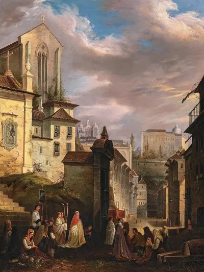 Rua Nova Dos Inclezes by Vinzenz Kreuzer — digital art print download