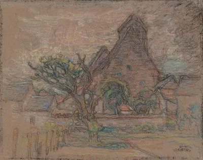 Долина зелени в Лабастид-дю-Верте by Уолтер Гриффин, 1920-1923 — digital art print download