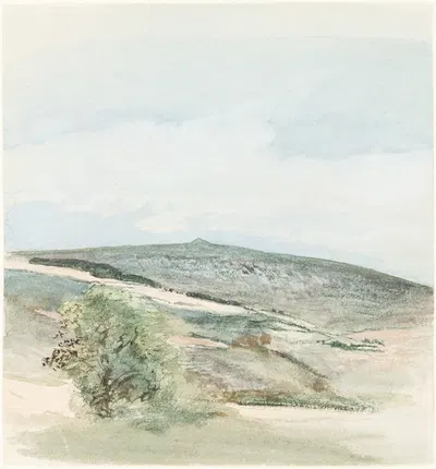 Пустошь в Суссексе by Уильям Коллинз, 1810-1815 — digital art print download