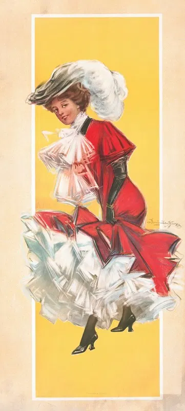 Прогулка by Гамильтон Кинг, 1907 — digital art print download