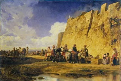 Место для поения by Александр-Габриэль Декамп, c. 1832 — digital art print download