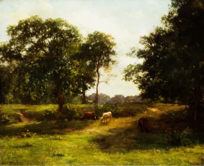 Landscape by Alfred Wordsworth Thompson, 1877 — digital art print download