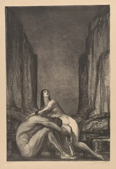 Wilderness by Albert Sterner, 1923 — digital art print download