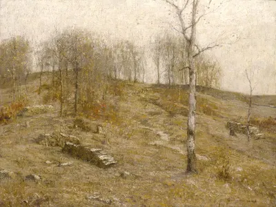 December Uplands by Bruce Crane, 1919 — digital art print download