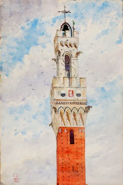 Колокольня, Италия by Касс Гилберт, 1933 — digital art print download