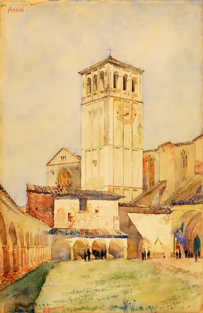 Церковь Святого Франциска, Ассизи by Касс Гилберт, 1898 — digital art print download