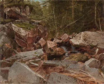 Этюд, Норт Конвей, Нью-Гэмпшир by Дэвид Джонсон, 1851 — digital art print download