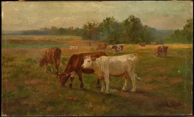 Cows by Edward Mitchell Bannister — digital art print download