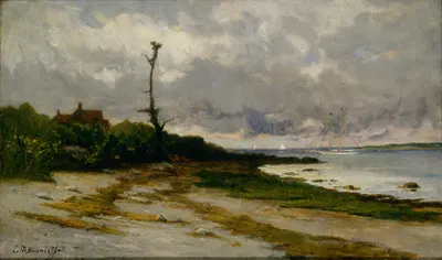 Landscape near Newport,R. I. by Edward Mitchell Bannister — digital art print download