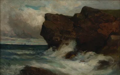 Ocean Cliffs by Edward Mitchell Bannister, 1881 — digital art print download