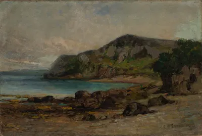 Rocks at Newport by Edward Mitchell Bannister — digital art print download