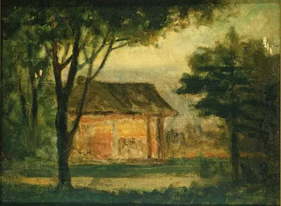 The Old Homestead by Edward Mitchell Bannister — digital art print download
